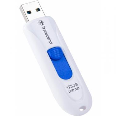 USB флеш накопитель Transcend 128GB JetFlash 790 White USB 3.0 Фото 2