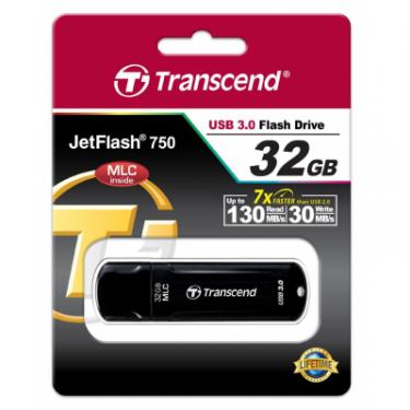 USB флеш накопитель Transcend 32GB JetFlash 750 USB 3.0 Фото 4