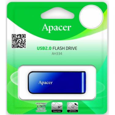 USB флеш накопитель Apacer 4GB AH334 blue USB 2.0 Фото 5