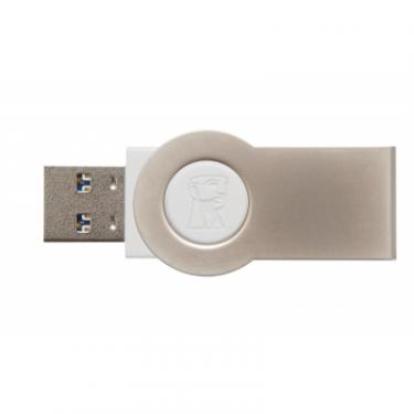 USB флеш накопитель Kingston 128GB DataTraveler 101 G3 White USB 3.0 Фото 2