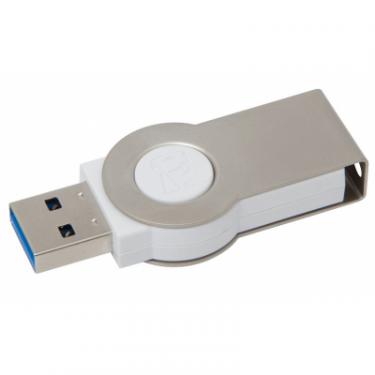 USB флеш накопитель Kingston 128GB DataTraveler 101 G3 White USB 3.0 Фото 3