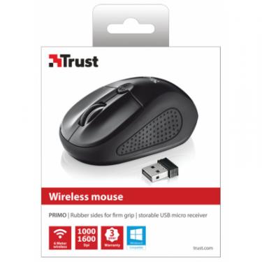 Мышка Trust Primo Wireless Mouse Black Фото 4