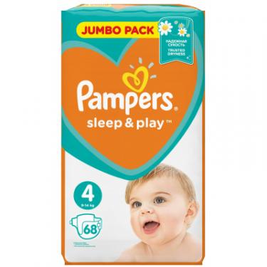 Подгузники Pampers Sleep & Play Maxi Размер 4 (9-14 кг), 68 шт Фото 1