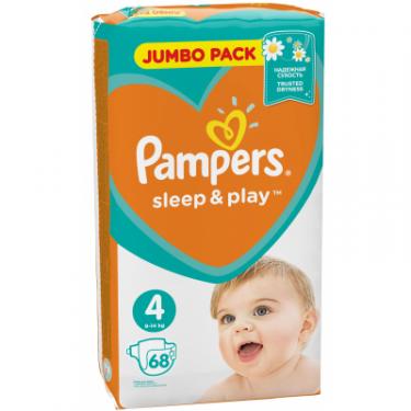 Подгузники Pampers Sleep & Play Maxi Размер 4 (9-14 кг), 68 шт Фото 2