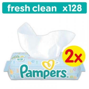Детские влажные салфетки Pampers Baby Fresh Clean Duo 2х64шт Фото