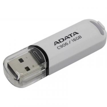 USB флеш накопитель ADATA 16Gb C906 White USB 2.0 Фото 1