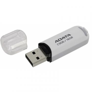 USB флеш накопитель ADATA 16Gb C906 White USB 2.0 Фото 2