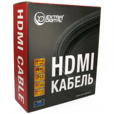Кабель мультимедийный Extradigital HDMI to HDMI 20.0m Фото 4