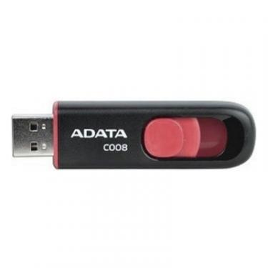 USB флеш накопитель ADATA 4Gb C008 Black USB 2.0 Фото 1