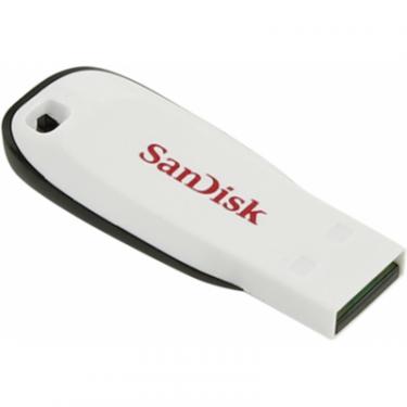 USB флеш накопитель SanDisk 8GB Cruzer Blade White USB 2.0 Фото 1