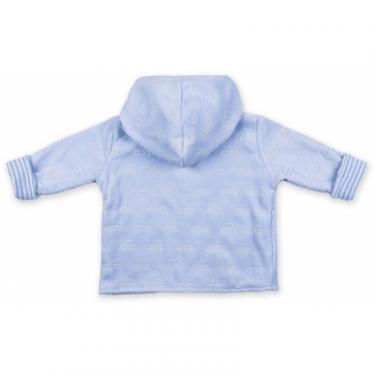 Набор детской одежды Luvena Fortuna велюровый голубой c капюшоном Фото 2