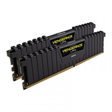 Модуль памяти для компьютера Corsair DDR4 16GB (2x8GB) 3200 MHz Vengeance LPX Black Фото 2