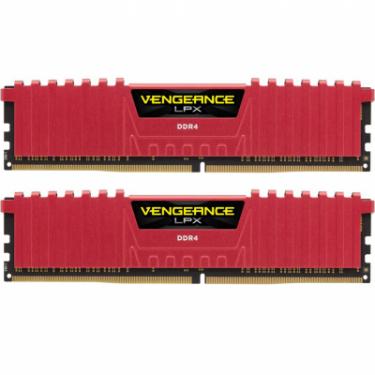 Модуль памяти для компьютера Corsair DDR4 16GB (2x8GB) 3000 MHz Vengeance LPX Red Фото