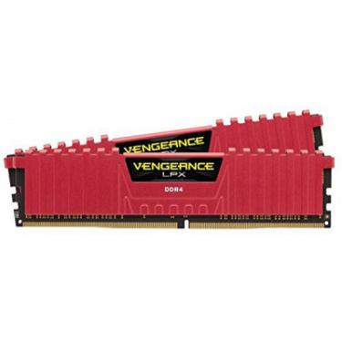 Модуль памяти для компьютера Corsair DDR4 16GB (2x8GB) 3000 MHz Vengeance LPX Red Фото 1