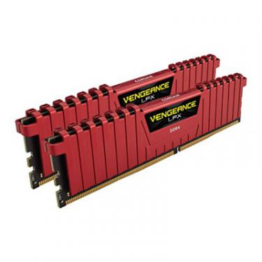 Модуль памяти для компьютера Corsair DDR4 16GB (2x8GB) 3000 MHz Vengeance LPX Red Фото 2