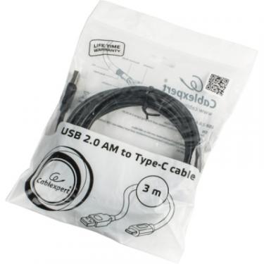 Дата кабель Cablexpert USB 2.0 Type-C to AM 3.0m Фото 1