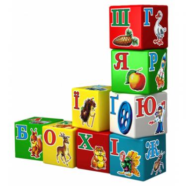 Развивающая игрушка Технок Кубики Азбука Радуга 9 шт (укр. яз) Фото
