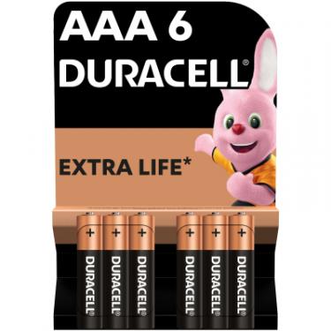 Батарейка Duracell AAA лужні 6 шт. в упаковці Фото