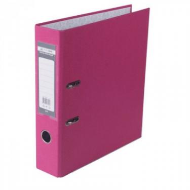Папка - регистратор Buromax А4, 70мм, JOBMAX PP, pink, built-up Фото