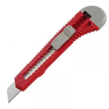 Нож канцелярский Axent 18 мм, blister, gray-red Фото