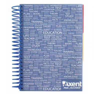 Блокнот Axent with dividers А5, 120sheets, square, blue Фото