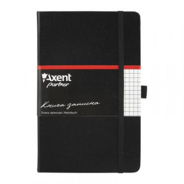 Книга записная Axent Partner, 125*195, 96sheets, square, black Фото