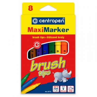 Фломастеры Centropen 8773 Maxi Brush tips, 8 colors Фото