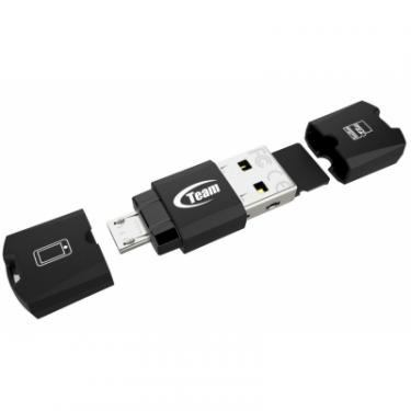 USB флеш накопитель Team 128GB M141 Black USB 2.0 OTG Фото 3