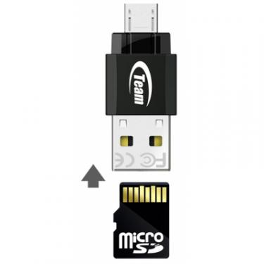 USB флеш накопитель Team 128GB M141 Black USB 2.0 OTG Фото 4