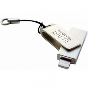 USB флеш накопитель Elari 32GB SmartDrive Silver USB 3.0/Lightning Фото 1