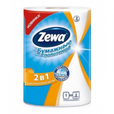 Бумажные полотенца Zewa 2 в 1 2-слойные 1 шт Фото