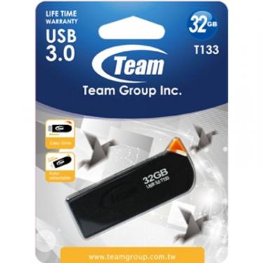 USB флеш накопитель Team 32GB T133 Black USB 3.0 Фото 2