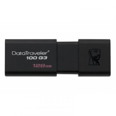 USB флеш накопитель Kingston 128GB DT100 G3 Black USB 3.0 Фото
