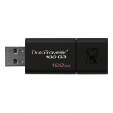 USB флеш накопитель Kingston 128GB DT100 G3 Black USB 3.0 Фото 3