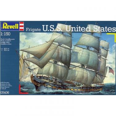 Сборная модель Revell Фрегат Fregate USS United States 1:150 Фото
