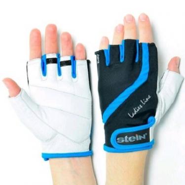 Перчатки для фитнеса Stein Betty GLL-2311blue (L) - черно-голубые Фото
