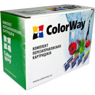 Комплект перезаправляемых картриджей ColorWay Компл.ПК CW Canon IP-3600/4600 no chip (5х100) Фото