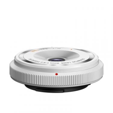 Объектив Olympus BCL-0980 Fish-Eye Body Cap Lens 9mm 1:8.0 White Фото 2