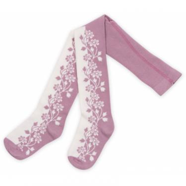 Колготки UCS Socks для девочек с веточкой фиолетовые Фото