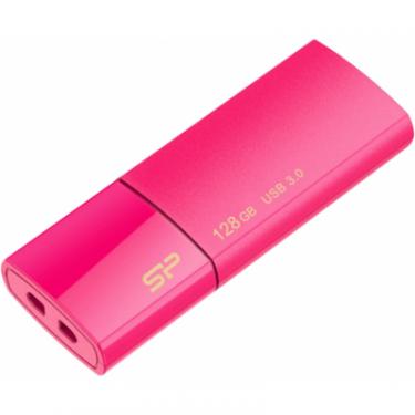 USB флеш накопитель Silicon Power 128GB Blaze B05 Pink USB 3.0 Фото 2