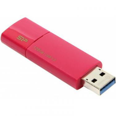USB флеш накопитель Silicon Power 128GB Blaze B05 Pink USB 3.0 Фото 4