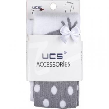 Колготки UCS Socks в горошек с бантиком Фото 3