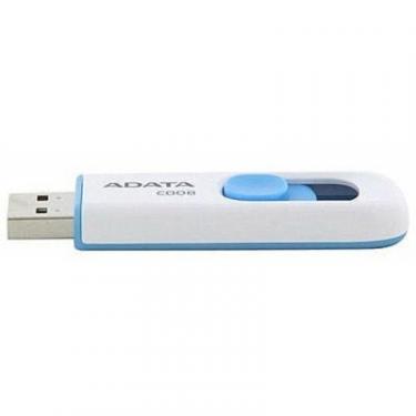 USB флеш накопитель ADATA 32GB C008 White USB 2.0 Фото 3