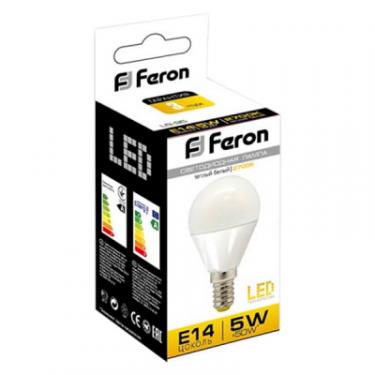 Лампочка Feron LED E14 5W 10 pcs LB-95 P45 2700K Фото 1