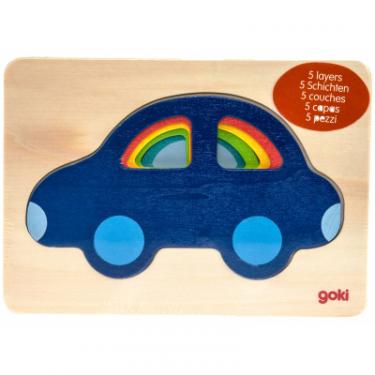 Развивающая игрушка Goki Разноцветные машинки Фото