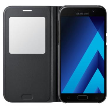 Чехол для мобильного телефона Samsung для A520 - S View Standing Cover (Black) Фото 3