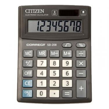 Калькулятор Citizen SD-208 Фото