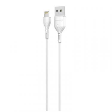 Дата кабель Grand-X USB 2.0 AM to Lightning 1.0m Cu, 2.1А White Фото
