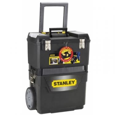 Ящик для инструментов Stanley Mobile Work Center 2 in 1 с колесами (47x30x63) Фото 1