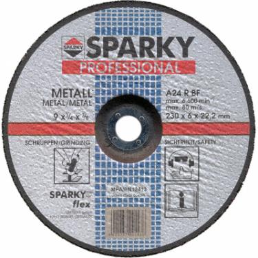 Круг зачистной Sparky шлифовальный по металлу A 24 R, 115мм. Фото